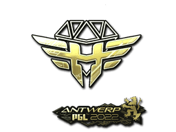 Heroic (Gold) CS2 Sticker