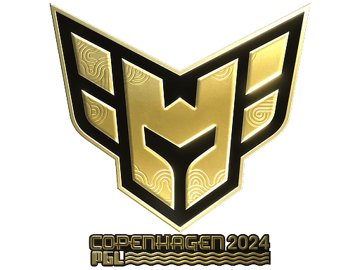 Heroic (Gold) CS2 Sticker