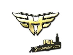 Heroic (Gold) CS2 Sticker