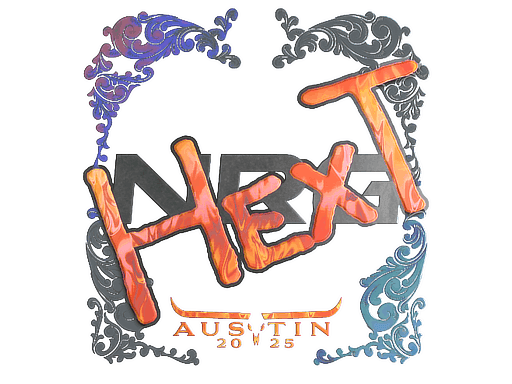 HexT (Holo) CS2 Sticker