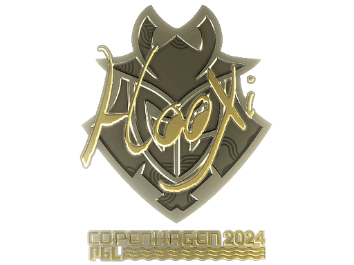 HooXi (Gold) CS2 Sticker