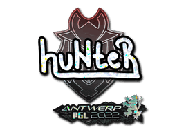 huNter (Glitter) CS2 Sticker