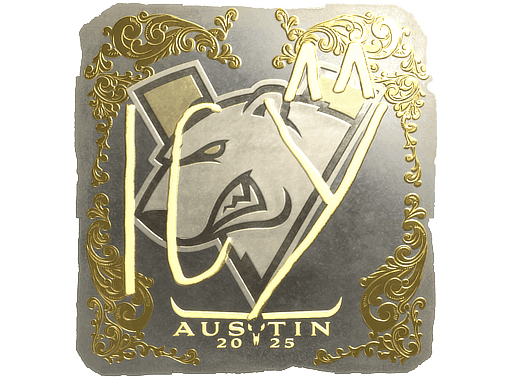 ICY (Gold) CS2 Sticker
