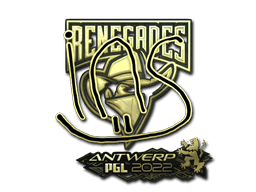 ins (Gold) CS2 Sticker