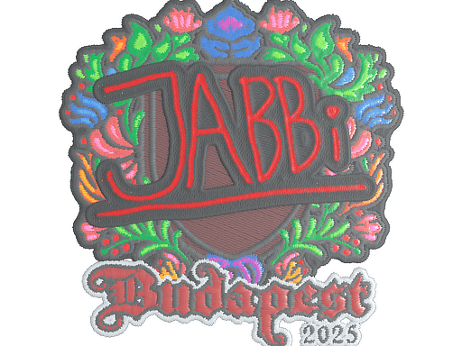 jabbi (Embroidered) CS2 Sticker