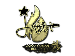 jabbi (Gold) CS2 Sticker