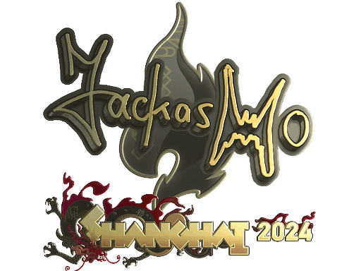 jackasmo (Gold) CS2 Sticker
