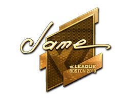 Jame (Gold) CS2 Sticker