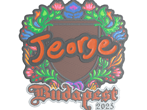 jeorge (Embroidered) CS2 Sticker