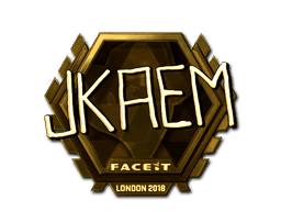 jkaem (Gold) CS2 Sticker