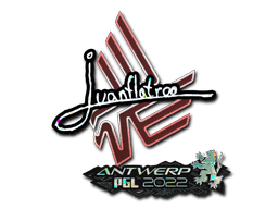 juanflatroo (Glitter) CS2 Sticker