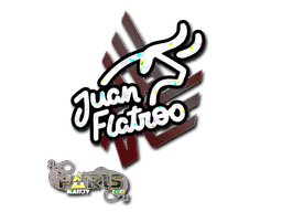 juanflatroo (Glitter) CS2 Sticker