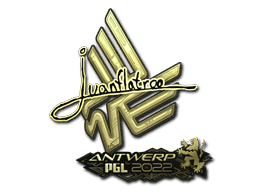 juanflatroo (Gold) CS2 Sticker