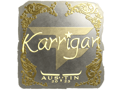 karrigan (Gold) CS2 Sticker