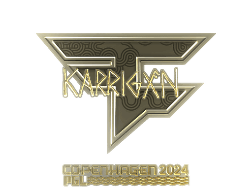karrigan (Gold) CS2 Sticker