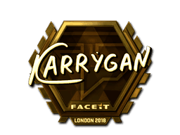 karrigan (Gold) CS2 Sticker