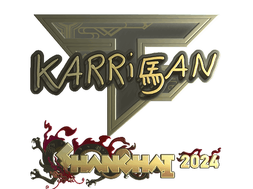 karrigan (Gold) CS2 Sticker