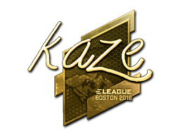 Kaze (Gold) CS2 Sticker