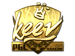 keev (Gold) CS2 Sticker