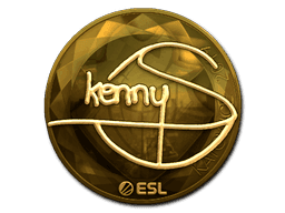 kennyS (Gold) CS2 Sticker