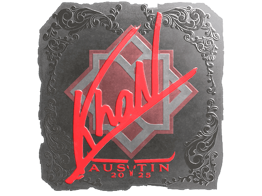 khaN (Foil) CS2 Sticker