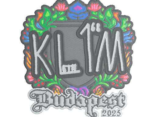 kl1m (Embroidered) CS2 Sticker