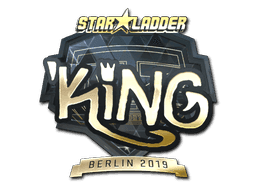 kNgV- (Gold) CS2 Sticker