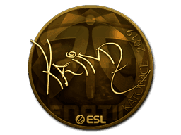 KRIMZ (Gold) CS2 Sticker