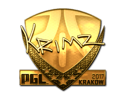 KRIMZ (Gold) CS2 Sticker
