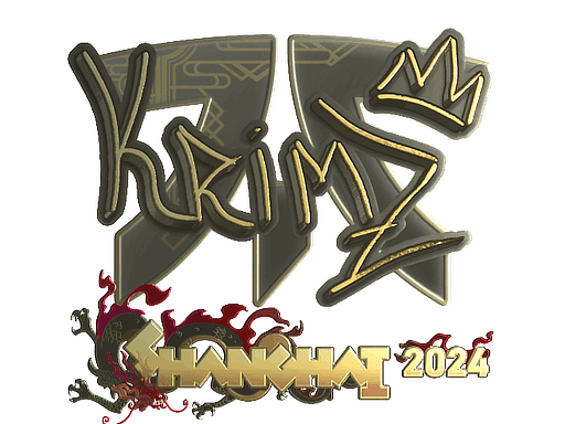 KRIMZ (Gold) CS2 Sticker