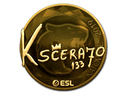 KSCERATO (Gold) CS2 Sticker
