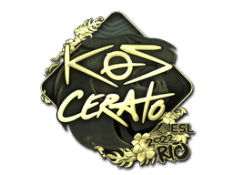 KSCERATO (Gold) CS2 Sticker