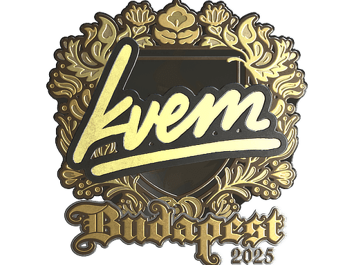 Kvem (Gold) CS2 Sticker
