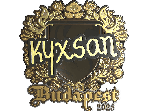 kyxsan (Gold) CS2 Sticker