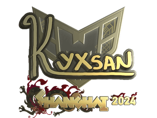 kyxsan (Gold) CS2 Sticker
