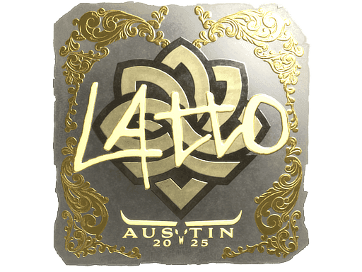 latto (Gold) CS2 Sticker