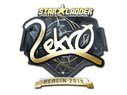 Lekr0 (Gold) CS2 Sticker
