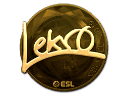 Lekr0 (Gold) CS2 Sticker