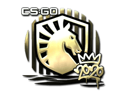 Liquid (Gold) CS2 Sticker