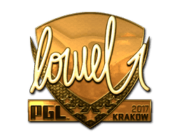 loWel (Gold) CS2 Sticker