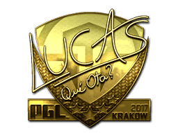 LUCAS1 (Gold) CS2 Sticker