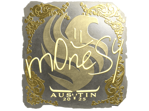 m0NESY (Gold) CS2 Sticker