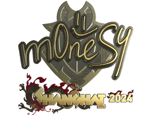 m0NESY (Gold) CS2 Sticker
