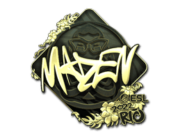 maden (Gold) CS2 Sticker