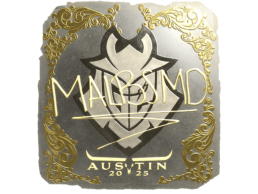 malbsMd (Gold) CS2 Sticker