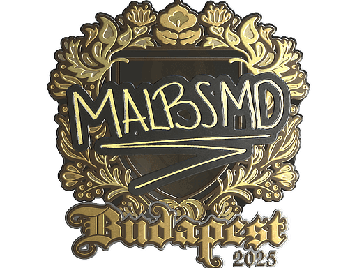 malbsMd (Gold) CS2 Sticker