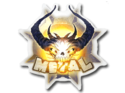 Metal CS2 Sticker