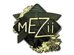 mezii (Gold) CS2 Sticker