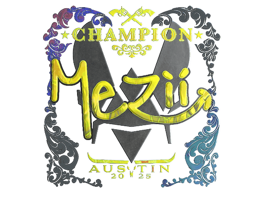 mezii (Holo, Champion) CS2 Sticker