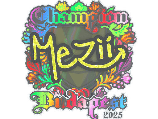 mezii (Holo, Champion) CS2 Sticker